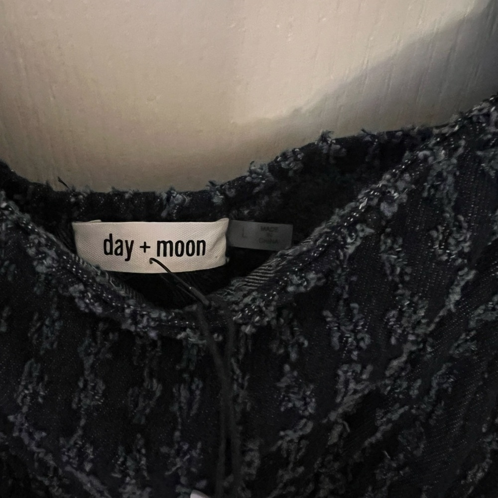 Day and moon denim mini dress. Size Lg. NWT - Picture 4 of 7